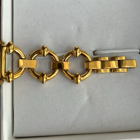 NEW Goldenerre Classic Link Apple Band - Gold 45mm - Picture 5 of 8